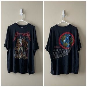 Vintage 90s Metallica Dub Thee Unforgiven T Shirt